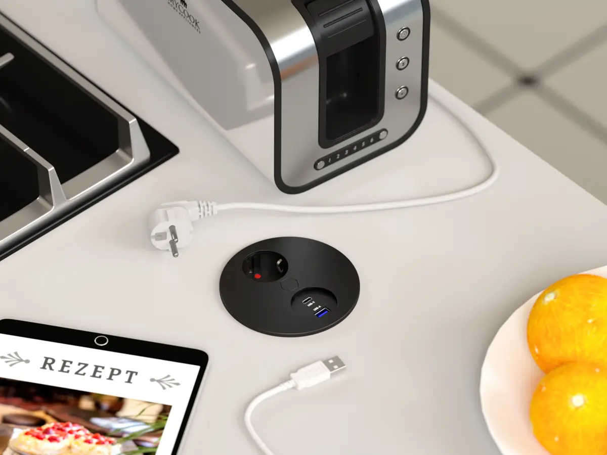 hpf - listwa zasilająca duplex round