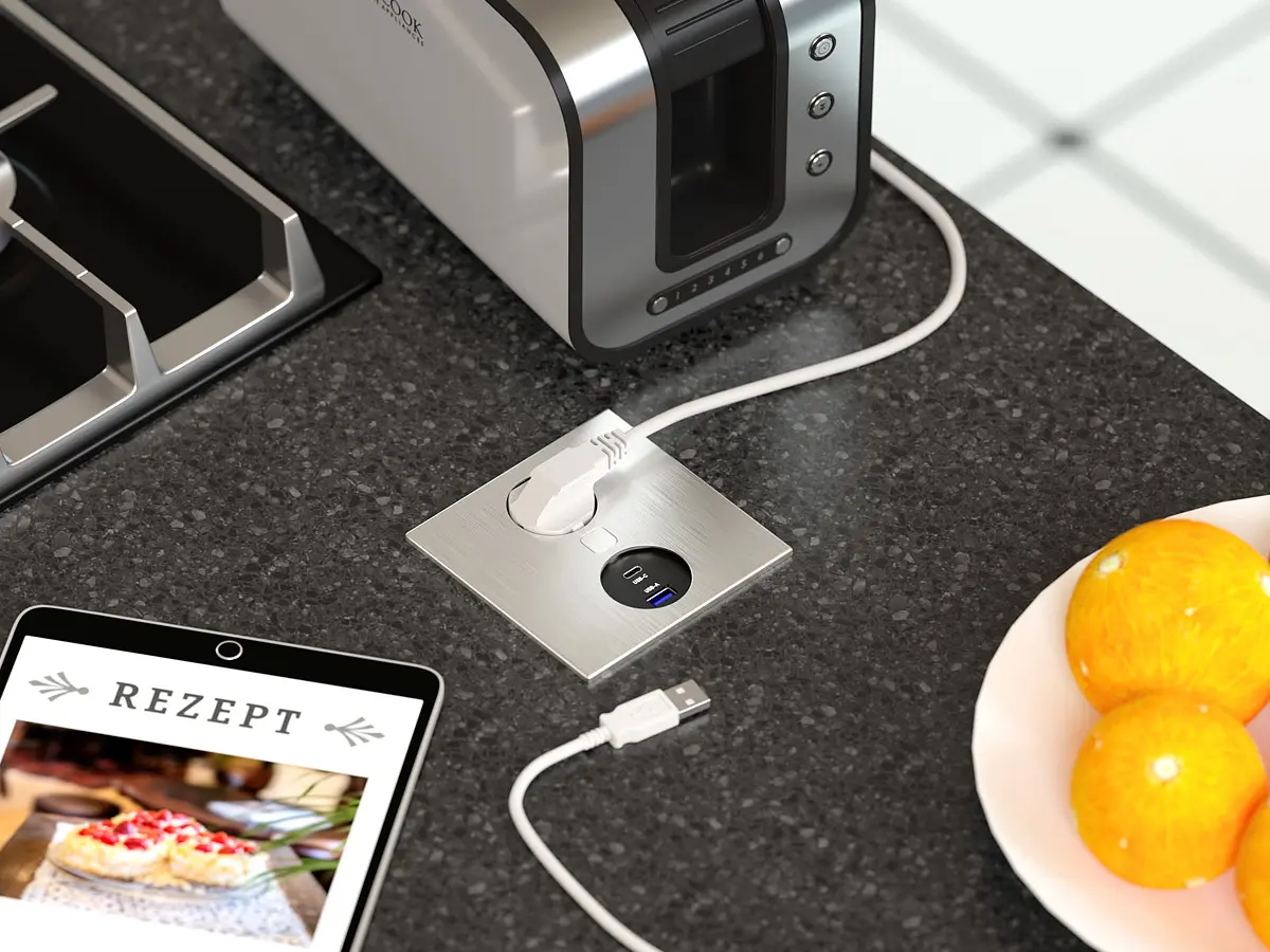 hpf - listwa zasilająca duplex square